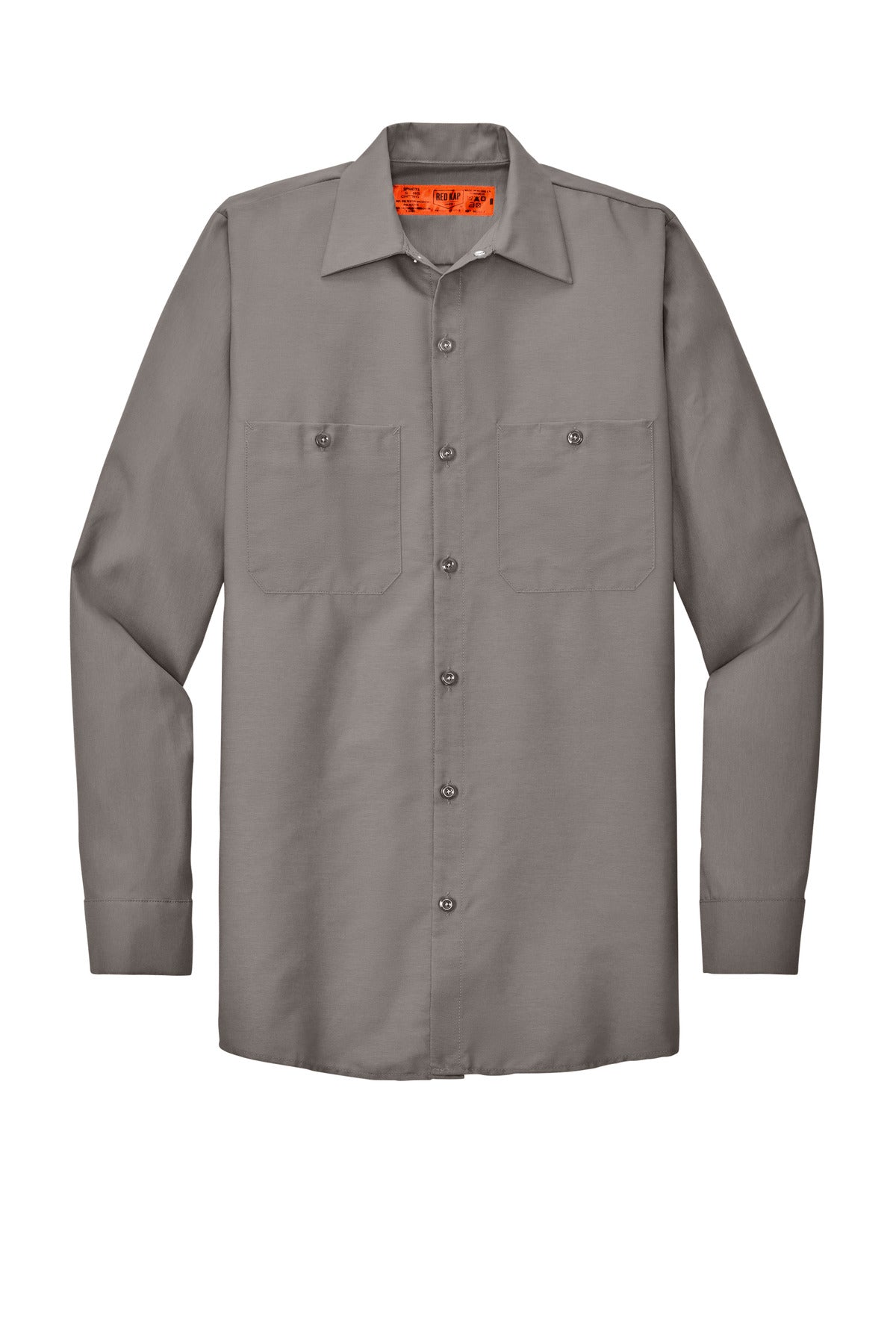 Red Kap Long Size  Long Sleeve Industrial Work Shirt. SP14LONG