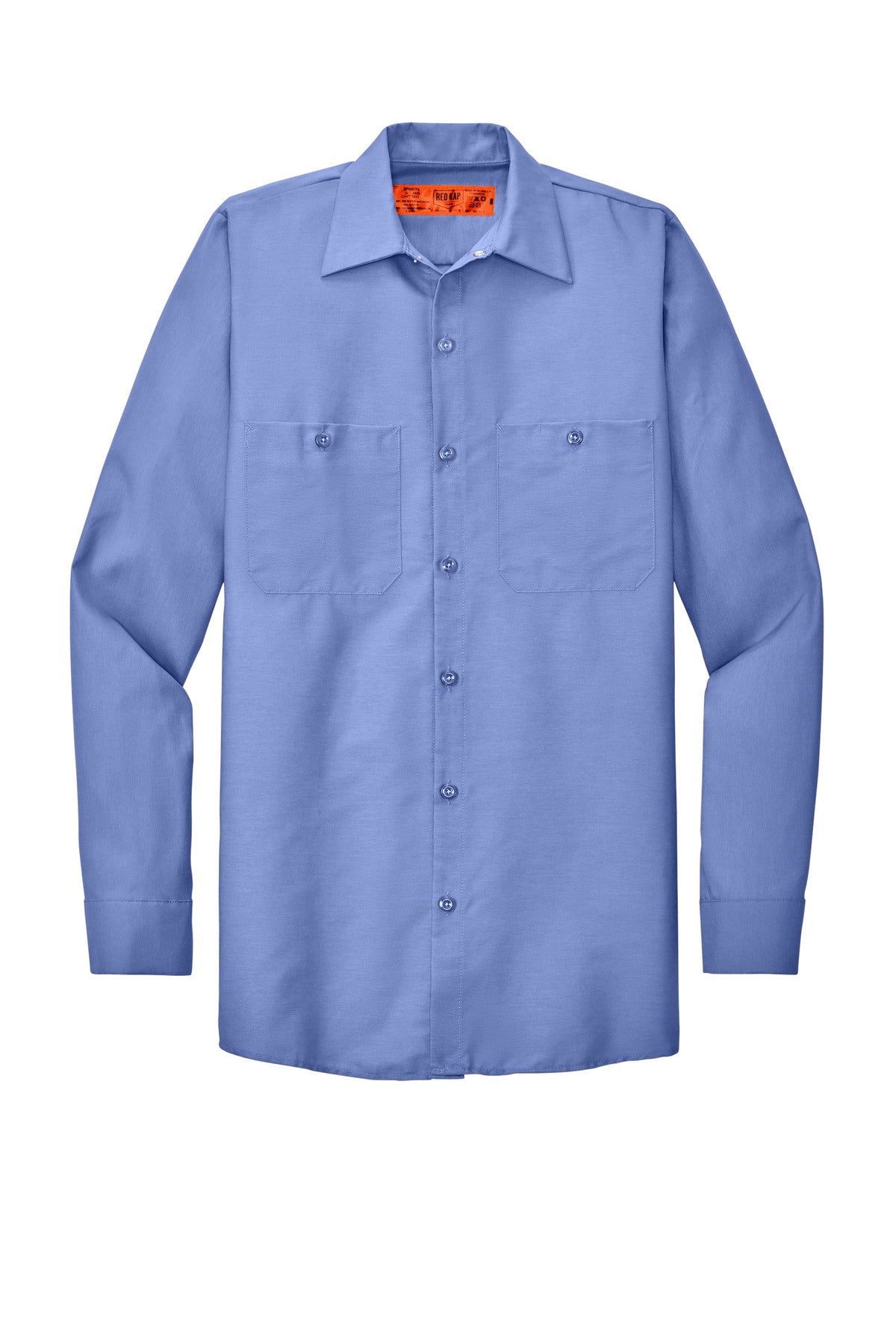 Red Kap Long Size  Long Sleeve Industrial Work Shirt. SP14LONG