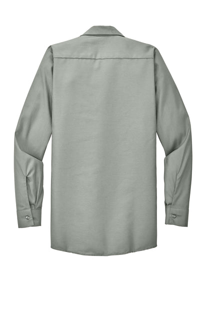 Red Kap Long Size  Long Sleeve Industrial Work Shirt. SP14LONG