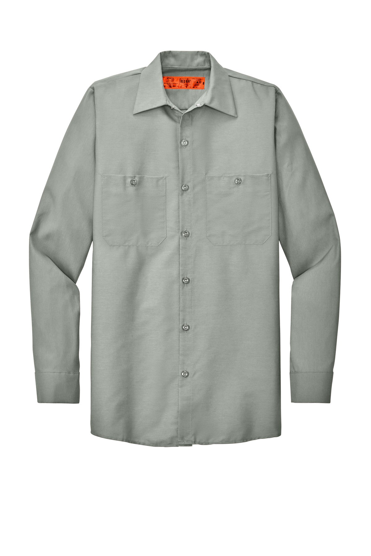 Red Kap Long Size  Long Sleeve Industrial Work Shirt. SP14LONG