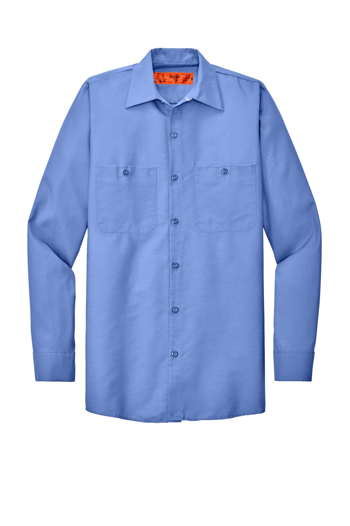 Red Kap Long Size  Long Sleeve Industrial Work Shirt. SP14LONG