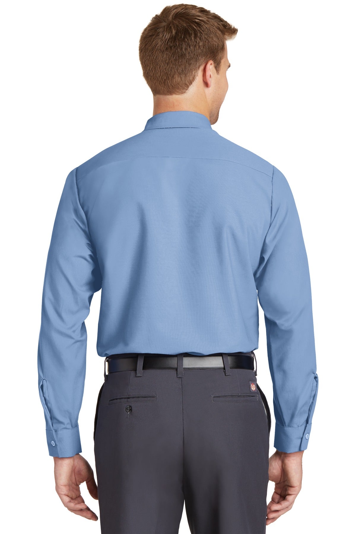 Red Kap Long Size  Long Sleeve Industrial Work Shirt. SP14LONG