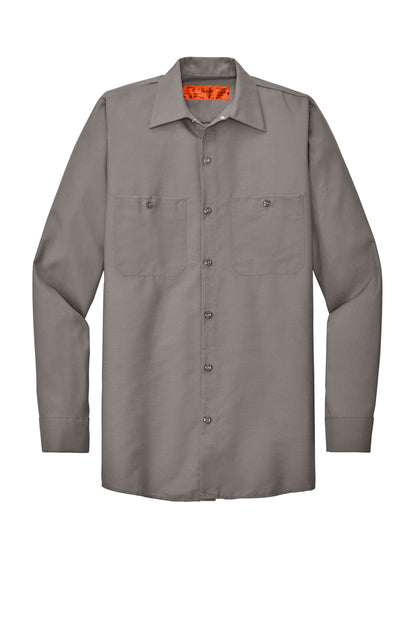 Red Kap Long Sleeve Industrial Work Shirt.  SP14