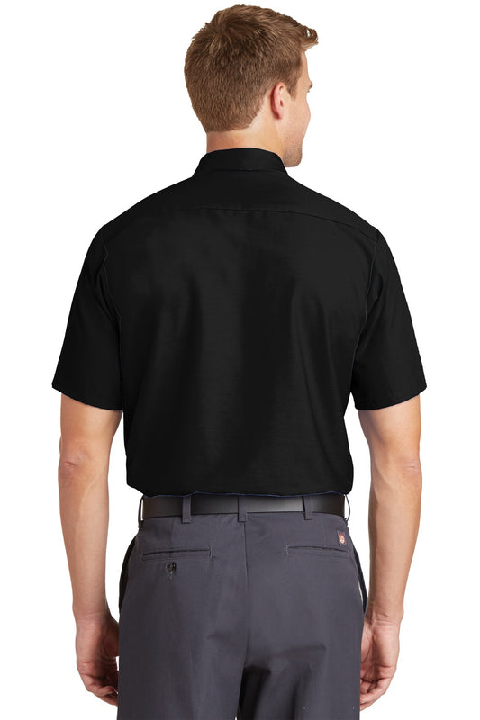 Red Kap Long Size  Short Sleeve Industrial Work Shirt. SP24LONG