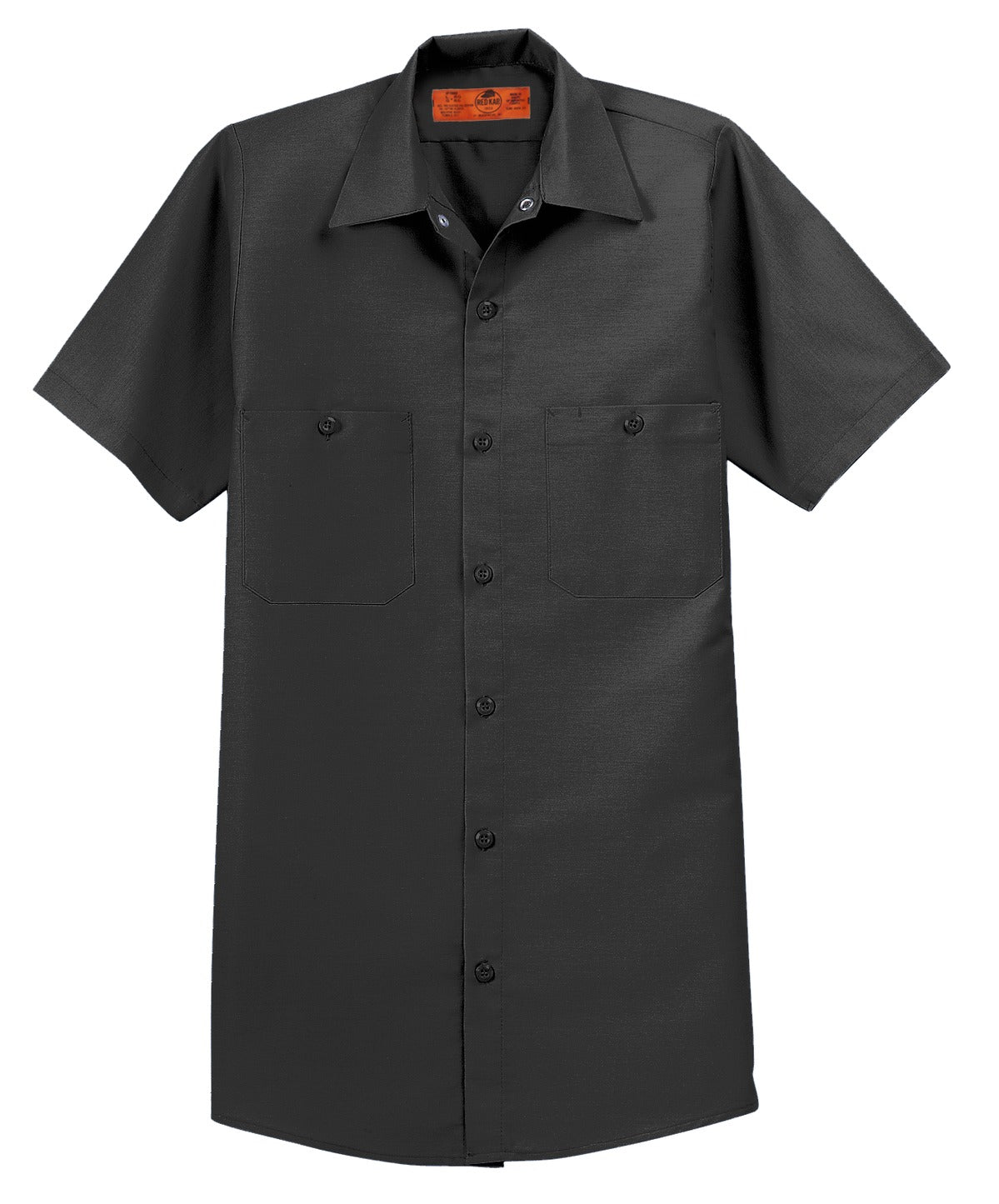Red Kap Long Size  Short Sleeve Industrial Work Shirt. SP24LONG