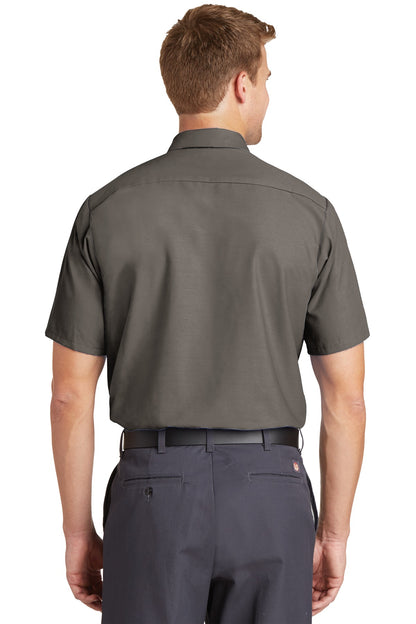 Red Kap Long Size  Short Sleeve Industrial Work Shirt. SP24LONG