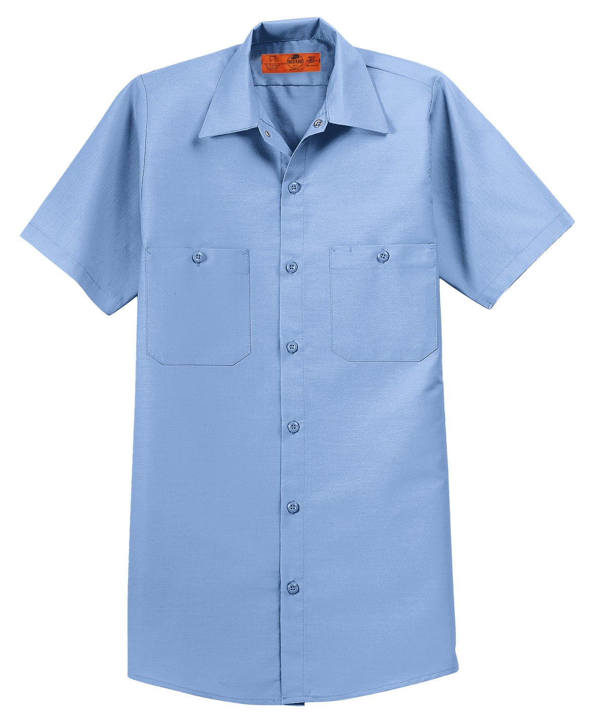 Red Kap Long Size  Short Sleeve Industrial Work Shirt. SP24LONG