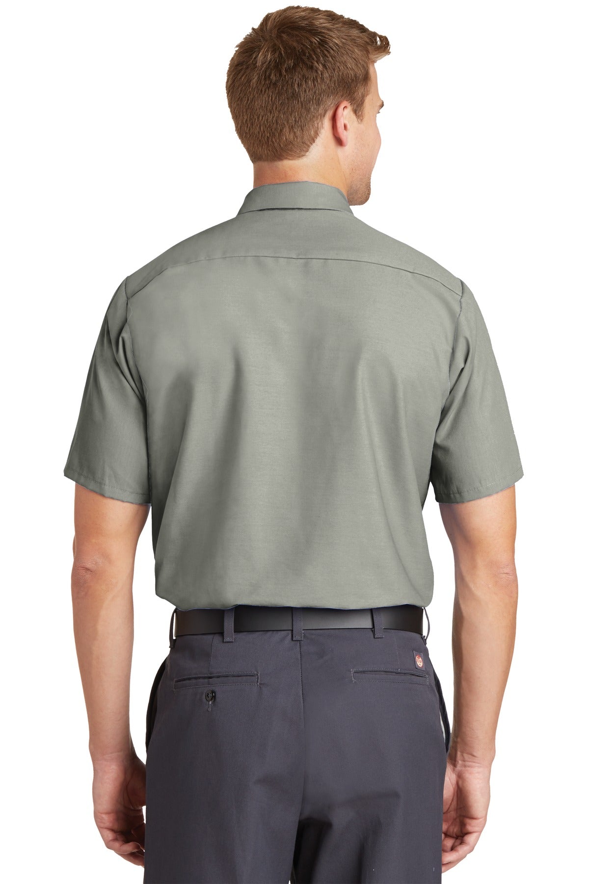 Red Kap Long Size  Short Sleeve Industrial Work Shirt. SP24LONG