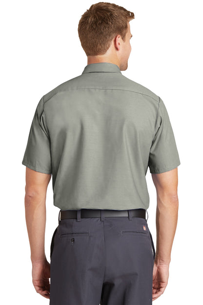 Red Kap Long Size  Short Sleeve Industrial Work Shirt. SP24LONG