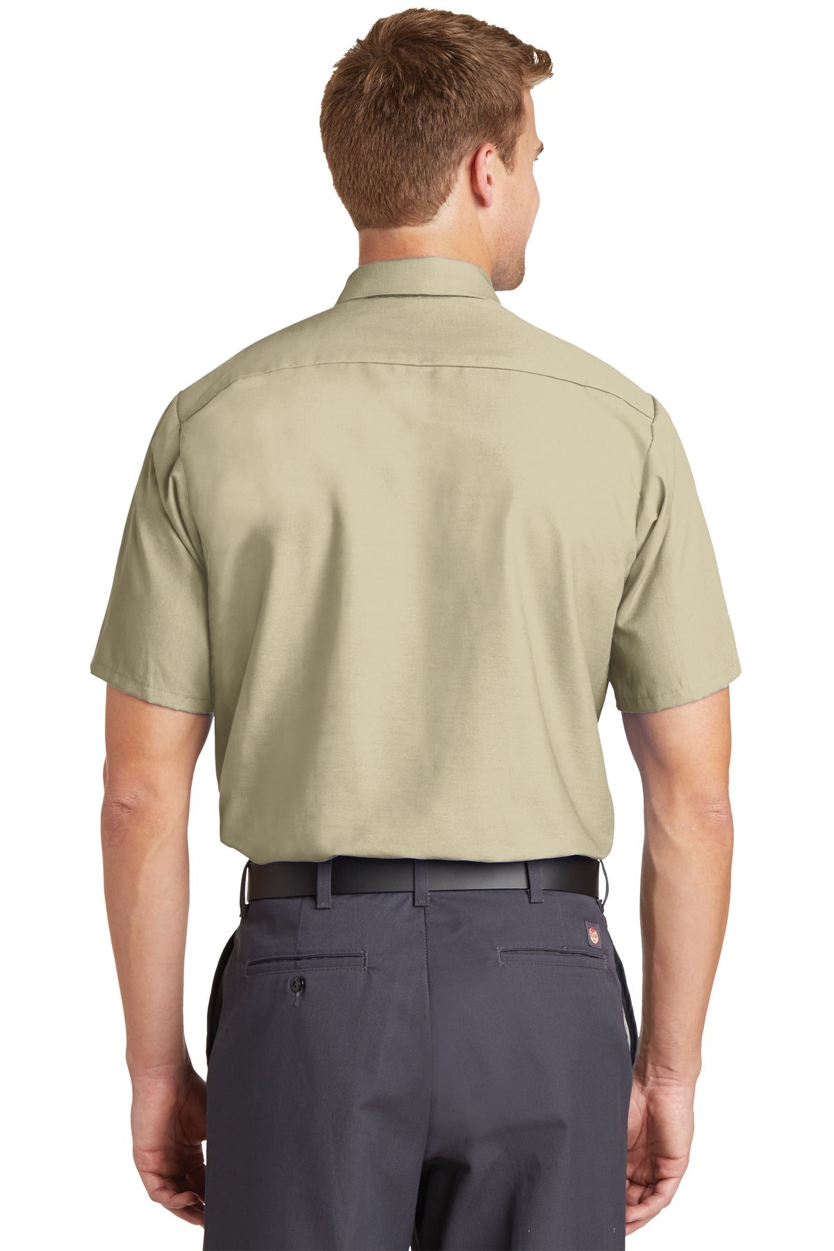 Red Kap Long Size  Short Sleeve Industrial Work Shirt. SP24LONG