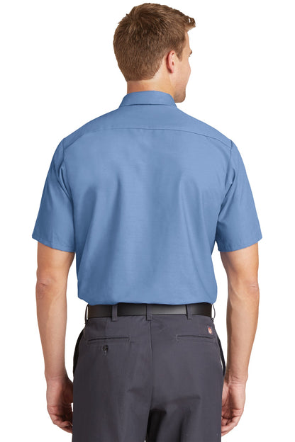 Red Kap Long Size  Short Sleeve Industrial Work Shirt. SP24LONG