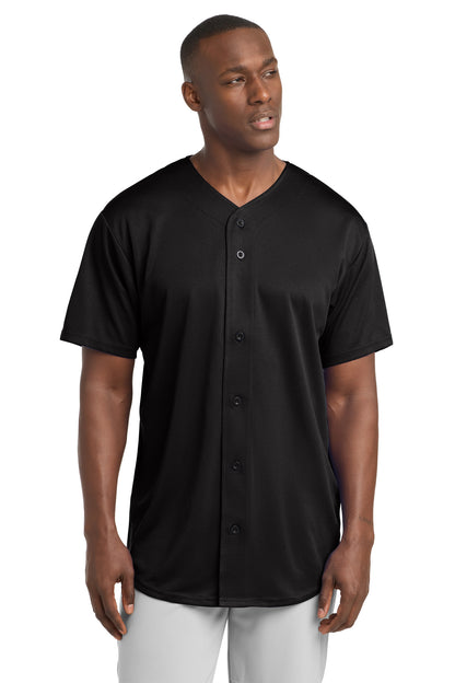 Sport-Tek PosiCharge Tough Mesh Full-Button Jersey. ST220