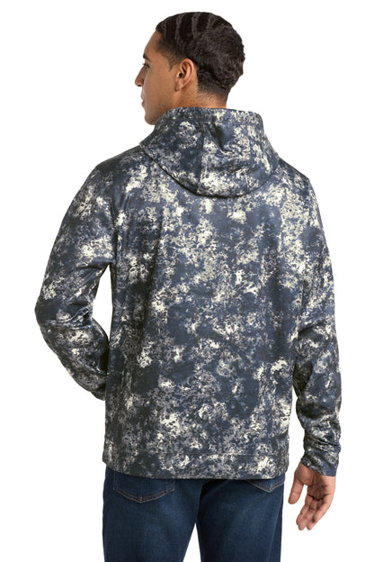 Sport-Tek Sport-Wick Mineral Freeze Fleece Hooded Pullover. ST230