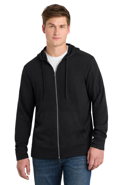 Sport-Tek  PosiCharge  Tri-Blend Wicking Fleece Full-Zip Hooded Jacket ST293