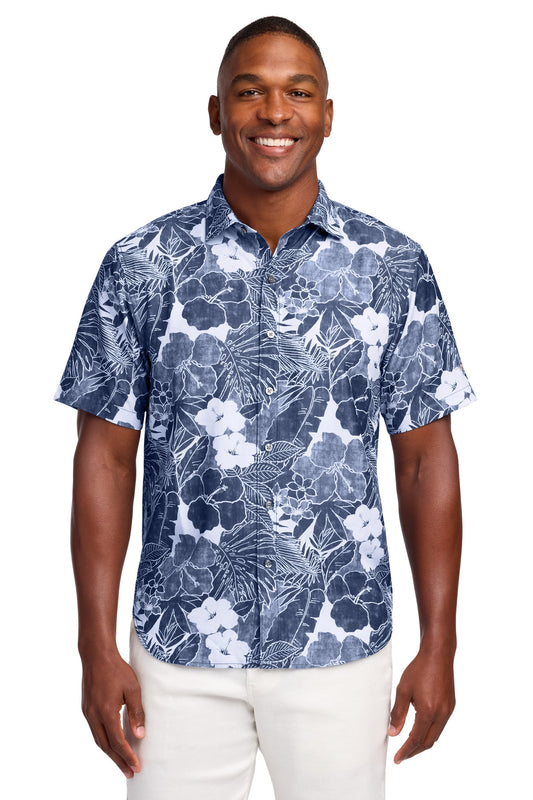 Tommy Bahama Coconut Point Playa Flora Short Sleeve Shirt ST325929TB