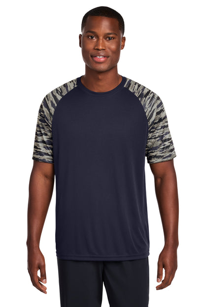 Sport-Tek Drift Camo Colorblock Tee ST376