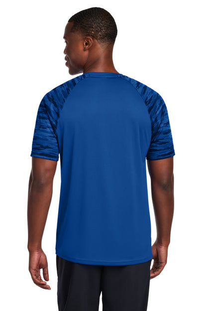 Sport-Tek Drift Camo Colorblock Tee ST376