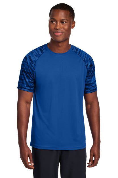 Sport-Tek Drift Camo Colorblock Tee ST376
