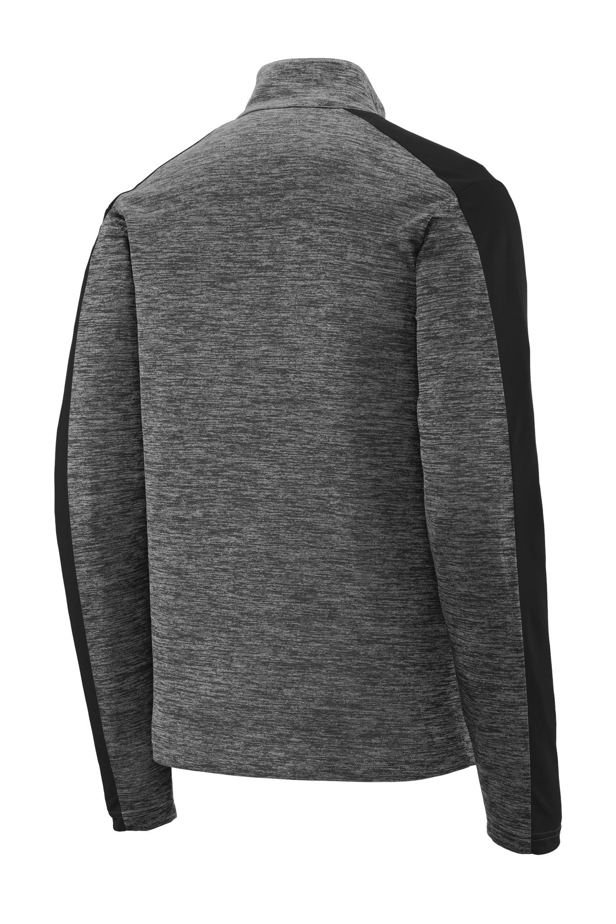 Sport-Tek PosiCharge Electric Heather Colorblock 1/4-Zip Pullover. ST397