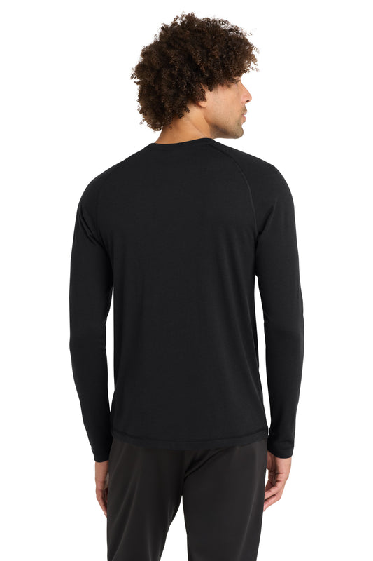 Sport-Tek  PosiCharge  Long Sleeve Tri-Blend Wicking Raglan Tee ST400LS