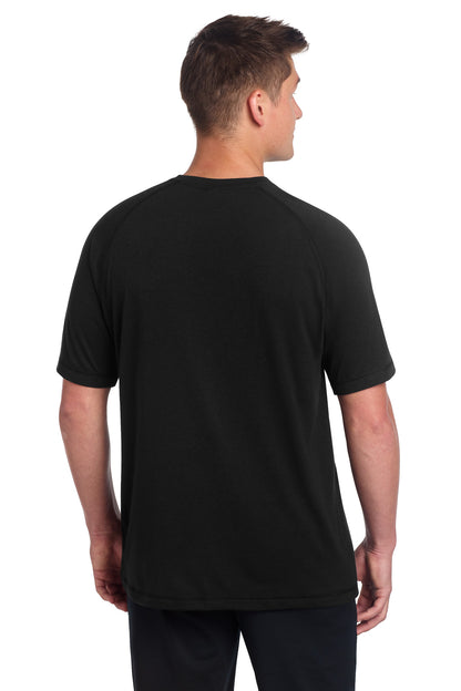 Sport-Tek  PosiCharge  Tri-Blend Wicking Raglan Tee. ST400