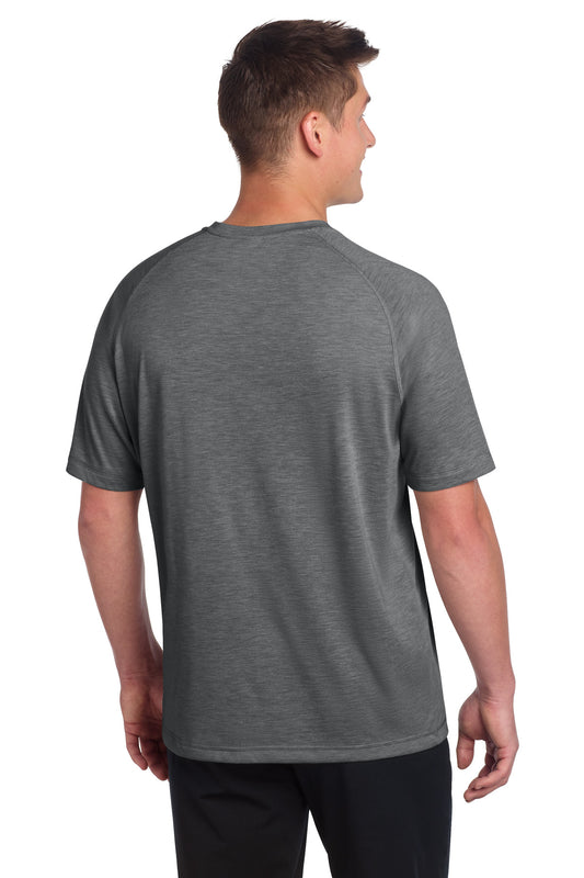 Sport-Tek  PosiCharge  Tri-Blend Wicking Raglan Tee. ST400