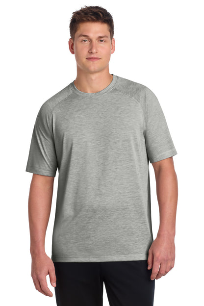 Sport-Tek  PosiCharge  Tri-Blend Wicking Raglan Tee. ST400