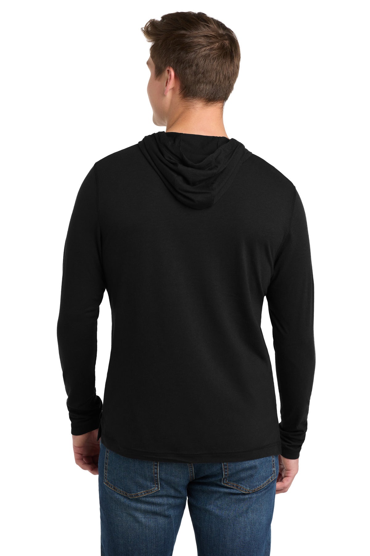 Sport-Tek  PosiCharge  Tri-Blend Wicking Long Sleeve Hoodie ST406