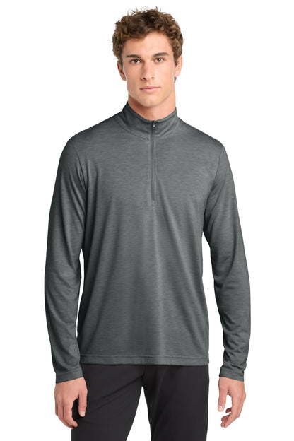 Sport-Tek  PosiCharge  Tri-Blend Wicking 1/4-Zip Pullover. ST407
