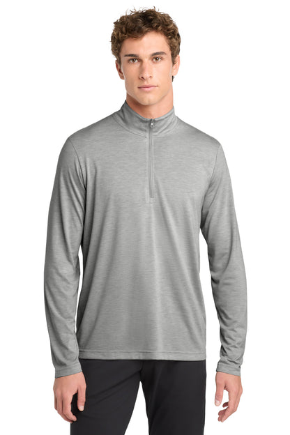 Sport-Tek  PosiCharge  Tri-Blend Wicking 1/4-Zip Pullover. ST407