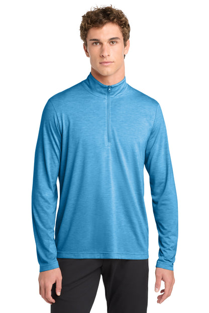 Sport-Tek  PosiCharge  Tri-Blend Wicking 1/4-Zip Pullover. ST407