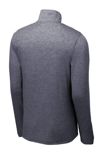 Sport-Tek  PosiCharge  Tri-Blend Wicking 1/4-Zip Pullover. ST407