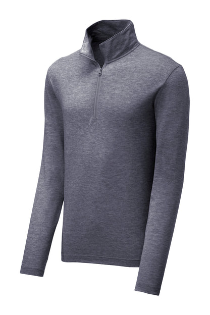 Sport-Tek  PosiCharge  Tri-Blend Wicking 1/4-Zip Pullover. ST407