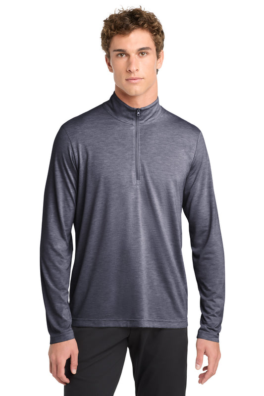 Sport-Tek  PosiCharge  Tri-Blend Wicking 1/4-Zip Pullover. ST407