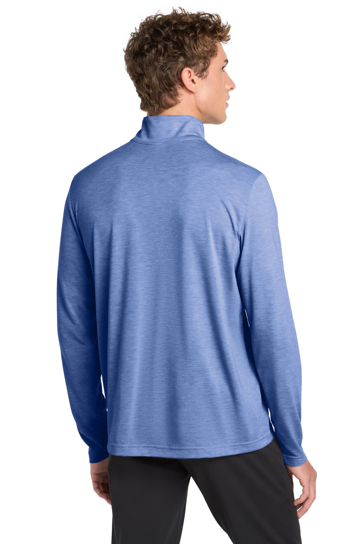 Sport-Tek  PosiCharge  Tri-Blend Wicking 1/4-Zip Pullover. ST407