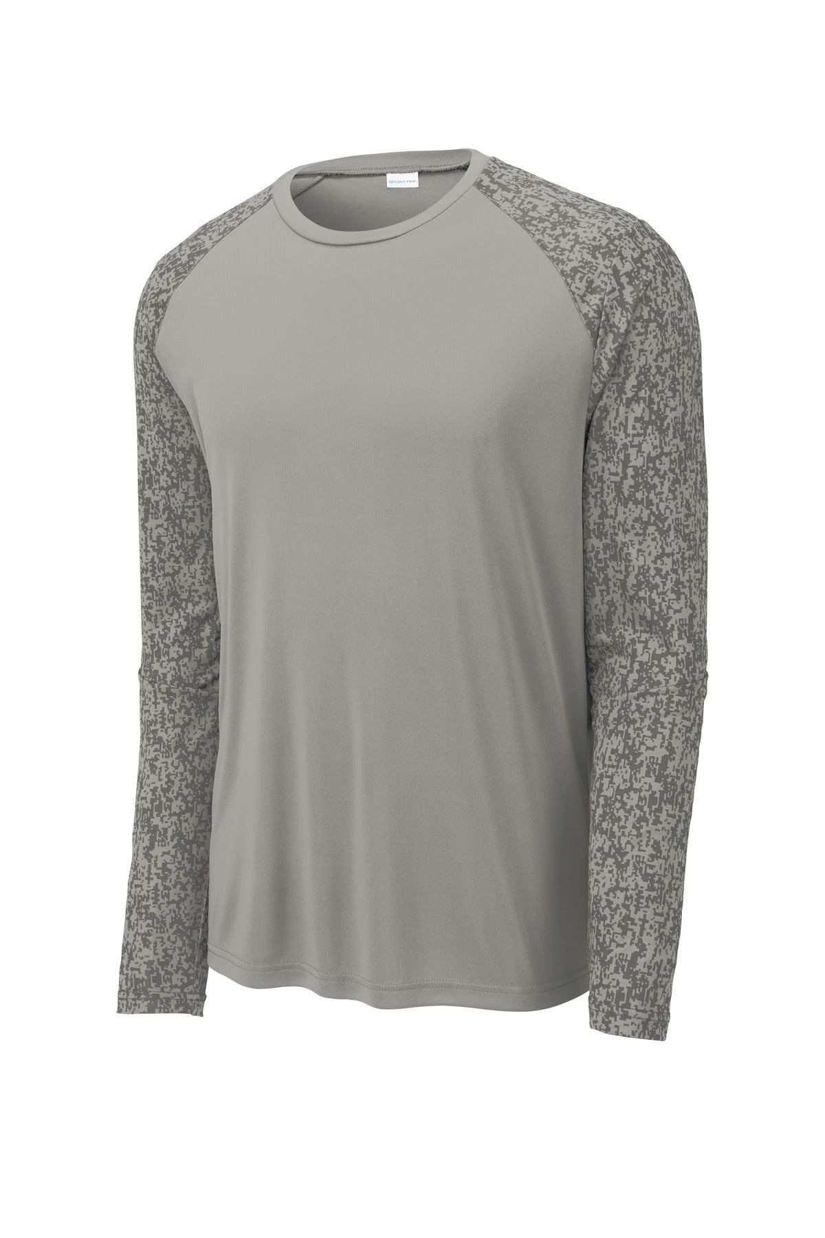 Sport-Tek  Long Sleeve Digi Camo Tee. ST460LS