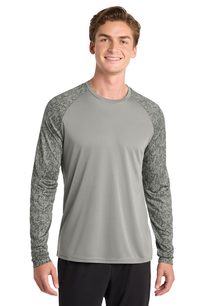 Sport-Tek  Long Sleeve Digi Camo Tee. ST460LS