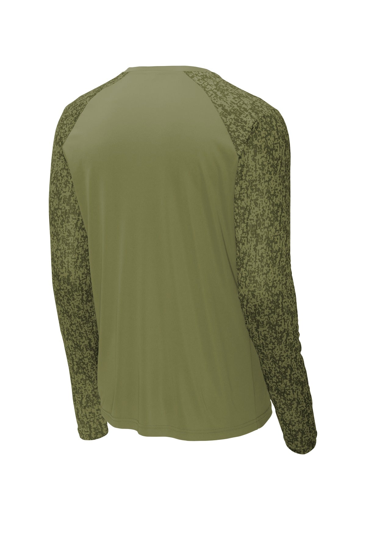 Sport-Tek  Long Sleeve Digi Camo Tee. ST460LS