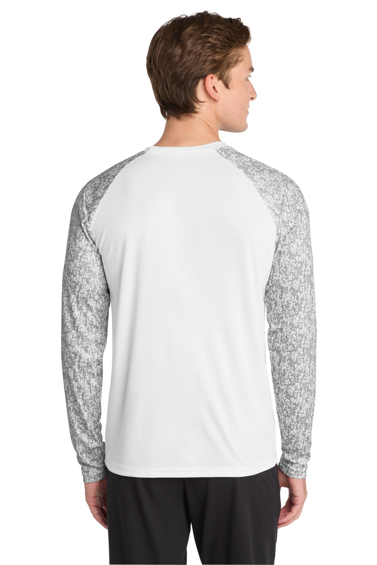Sport-Tek  Long Sleeve Digi Camo Tee. ST460LS