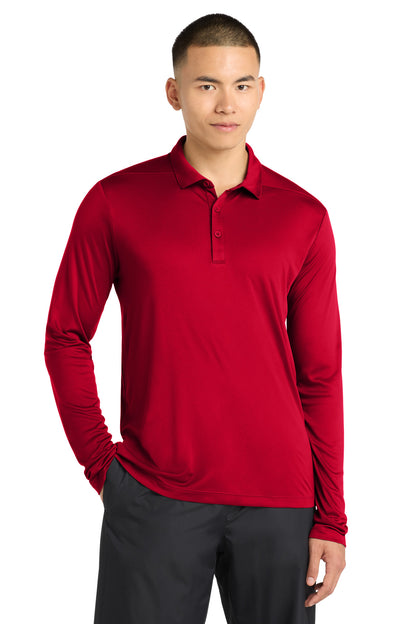 Sport-Tek   Posi-UV  Pro Long Sleeve Polo. ST520LS