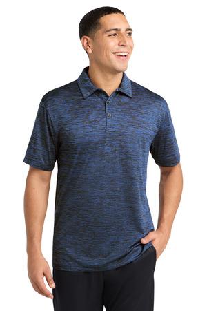 Sport-Tek  PosiCharge  Electric Heather Polo. ST590