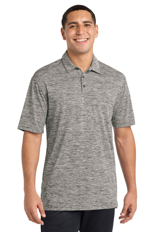 Sport-Tek  PosiCharge  Electric Heather Polo. ST590
