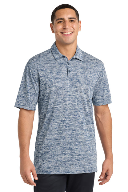 Sport-Tek  PosiCharge  Electric Heather Polo. ST590