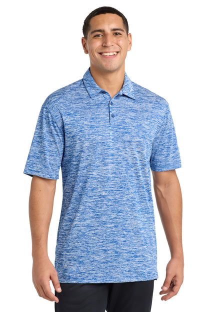 Sport-Tek  PosiCharge  Electric Heather Polo. ST590