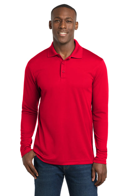 Sport-Tek  PosiCharge  RacerMesh  Long Sleeve Polo. ST640LS