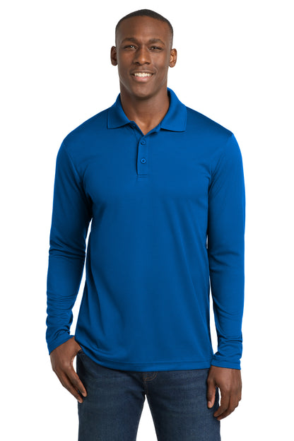 Sport-Tek  PosiCharge  RacerMesh  Long Sleeve Polo. ST640LS
