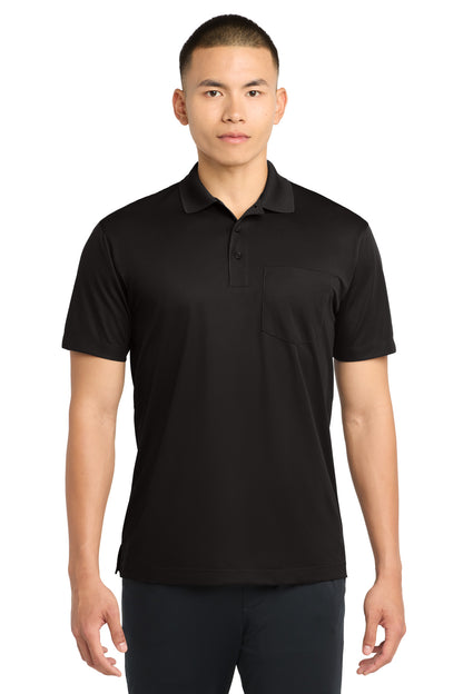 Sport-Tek Micropique Sport-Wick Pocket Polo. ST651