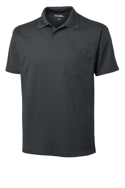 Sport-Tek Micropique Sport-Wick Pocket Polo. ST651
