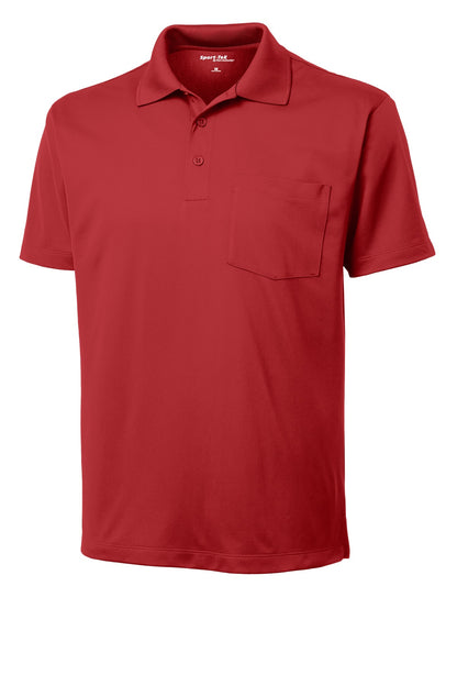Sport-Tek Micropique Sport-Wick Pocket Polo. ST651