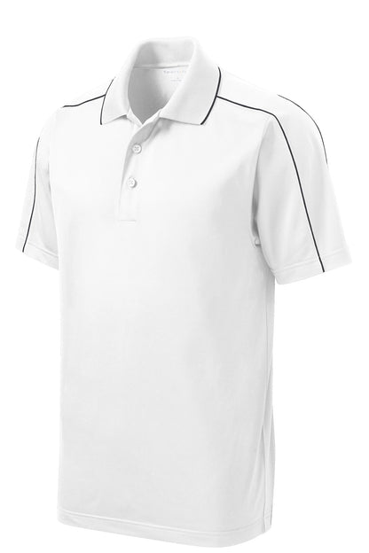 Sport-Tek Micropique Sport-Wick Piped Polo. ST653